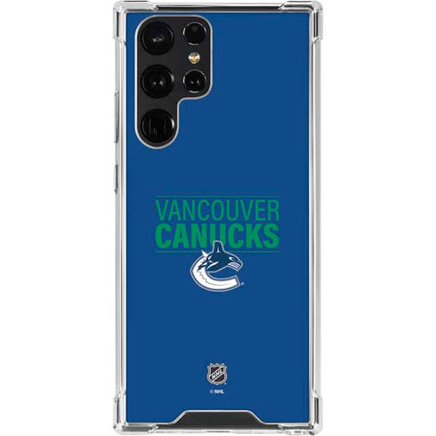 NHL Vancouver Canucks Lineup Galaxy S23 Ultra Clear Case