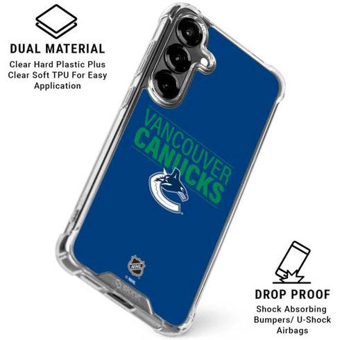 NHL Vancouver Canucks Lineup Galaxy S26 Plus Clear Case
