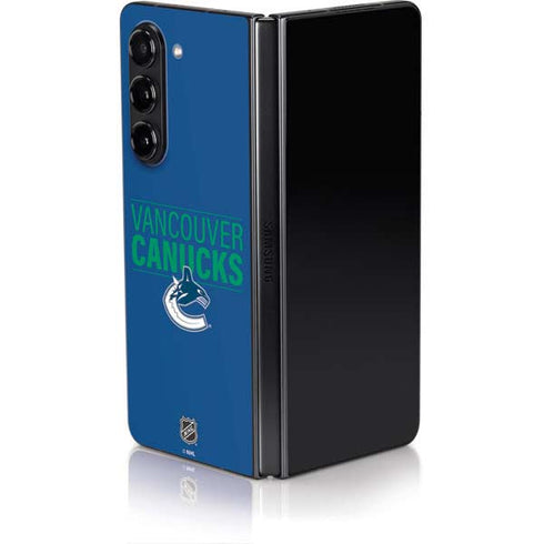 NHL Vancouver Canucks Lineup Galaxy Z Fold5 5G Skin