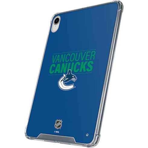 NHL Vancouver Canucks Lineup iPad 11th Gen (2025) Clear Case