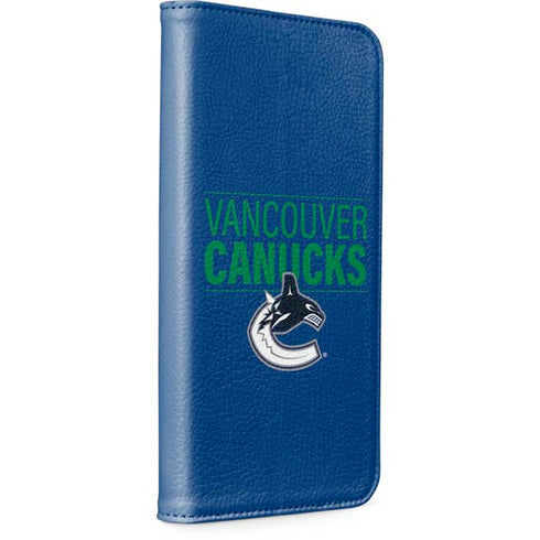 NHL Vancouver Canucks Lineup iPhone 15 Plus Folio Case
