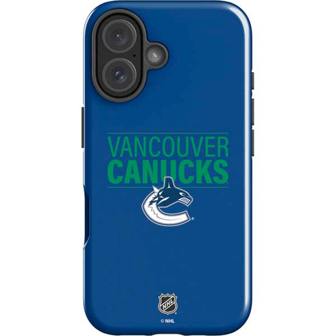 NHL Vancouver Canucks Lineup iPhone 16 Plus Impact Case