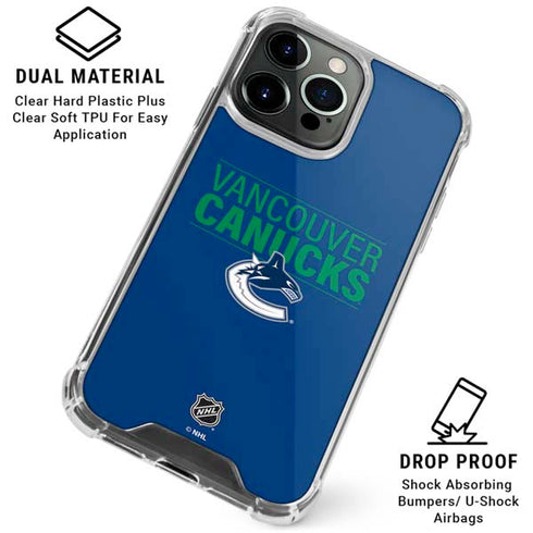 NHL Vancouver Canucks Lineup iPhone 16 Pro Clear Case