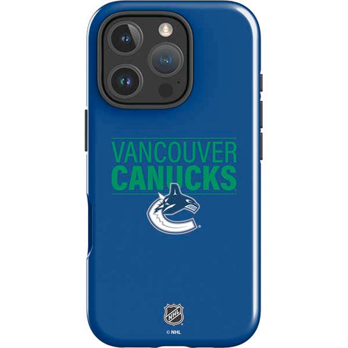 NHL Vancouver Canucks Lineup iPhone 16 Pro Impact Case