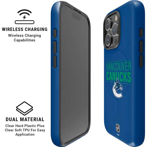 NHL Vancouver Canucks Lineup iPhone 16 Pro Magsafe Impact Case