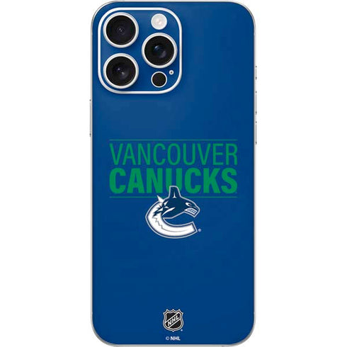 NHL Vancouver Canucks Lineup iPhone 16 Pro Max Skin