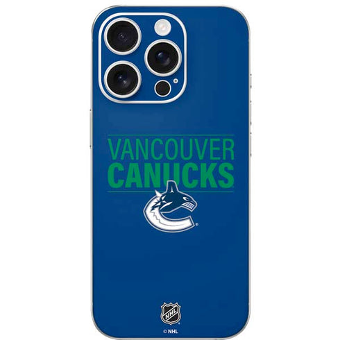 NHL Vancouver Canucks Lineup iPhone 16 Pro Skin