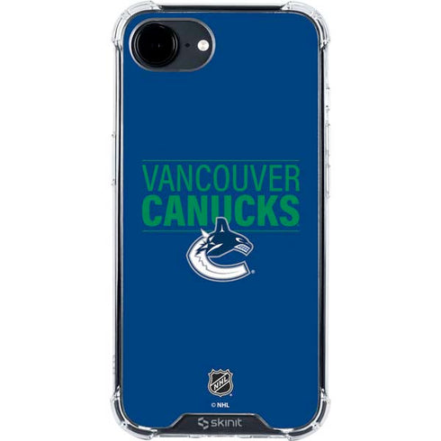 NHL Vancouver Canucks Lineup iPhone 16e Clear Case
