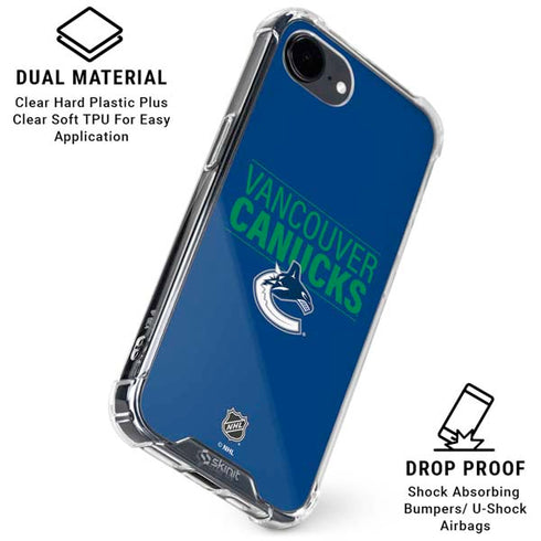 NHL Vancouver Canucks Lineup iPhone 16e Clear Case