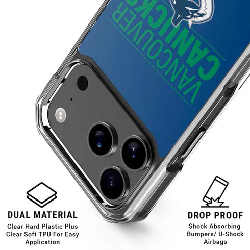 NHL Vancouver Canucks Lineup iPhone 18 Pro Clear Case