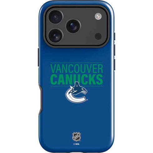 NHL Vancouver Canucks Lineup iPhone 18 Pro Impact Case