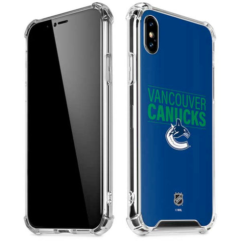 NHL Vancouver Canucks Lineup iPhone X/XS Clear Case