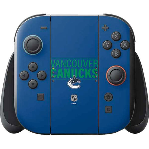 NHL Vancouver Canucks Lineup Nintendo Switch 2 (2025) with Joy-Con Skin