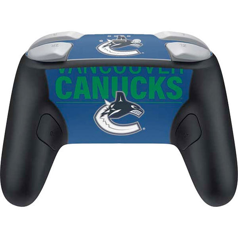 NHL Vancouver Canucks Lineup Nintendo Switch 2 (2025) Pro Controller Skin
