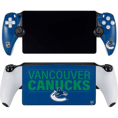NHL Vancouver Canucks Lineup PlayStation Portal Remote Player Skin
