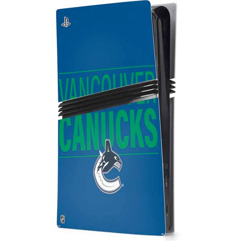 NHL Vancouver Canucks Lineup PS5 Pro Console Skin