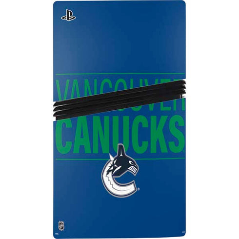 NHL Vancouver Canucks Lineup PS5 Pro Disk Bundle Skin