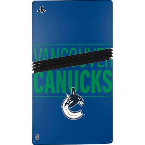 NHL Vancouver Canucks Lineup PS5 Pro Disk Console Skin