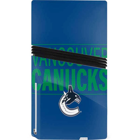 NHL Vancouver Canucks Lineup PS5 Pro Disk Console Skin