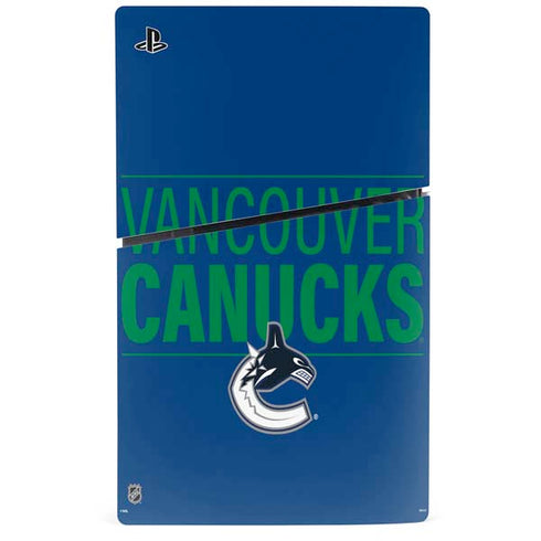 NHL Vancouver Canucks Lineup PS5 Slim Digital Edition Console Skin