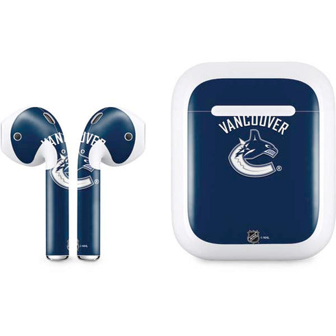 NHL Vancouver Canucks Solid Background Apple AirPods Skin