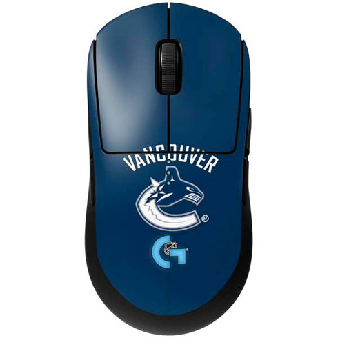 NHL Vancouver Canucks Solid Background G Pro Wireless Gaming Mouse Skin