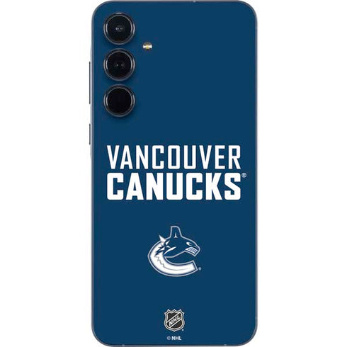 NHL Vancouver Canucks Solid Background Galaxy A35 5G Skin