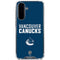 NHL Vancouver Canucks Solid Background Galaxy A36 5G Clear Case