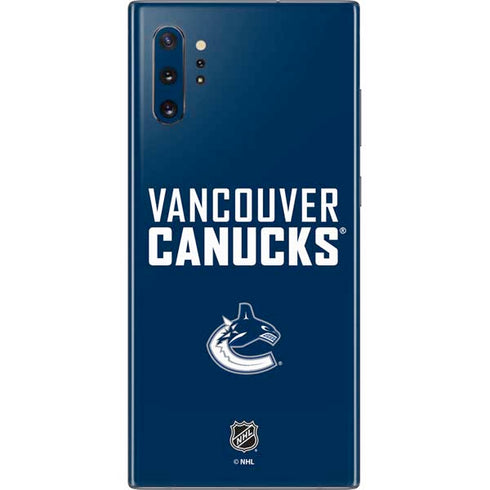 NHL Vancouver Canucks Solid Background Galaxy Note 10 Plus Skin