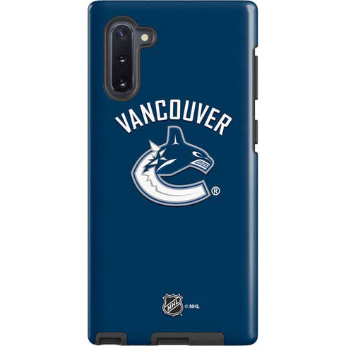 NHL Vancouver Canucks Solid Background Galaxy Cases