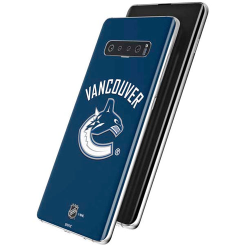 NHL Vancouver Canucks Solid Background Galaxy S10 Skin