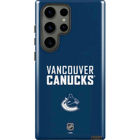 NHL Vancouver Canucks Solid Background Galaxy S23 Ultra Pro Case
