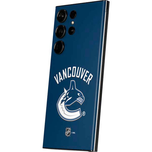 NHL Vancouver Canucks Solid Background Galaxy Skins