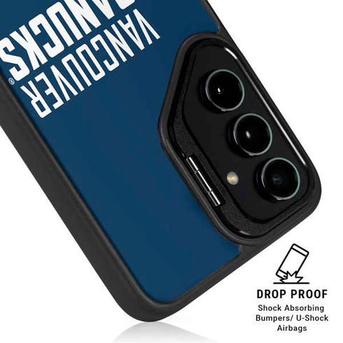 NHL Vancouver Canucks Solid Background Galaxy S24 FE Kickstand Case