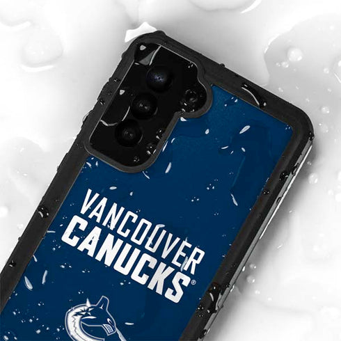 NHL Vancouver Canucks Solid Background Galaxy S24 Plus Waterproof Case