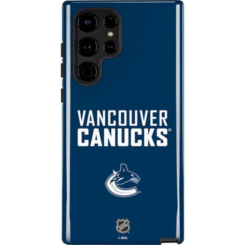 NHL Vancouver Canucks Solid Background Galaxy S25 Ultra Impact Case