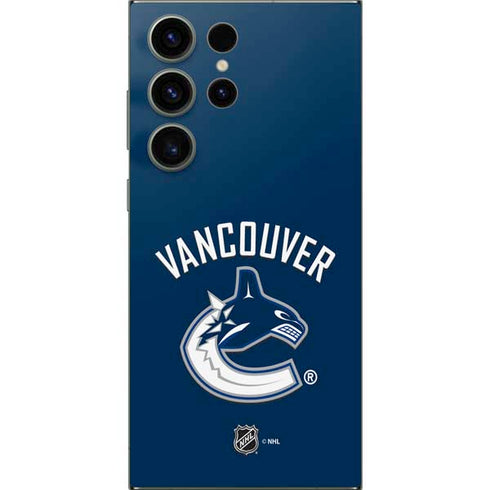 NHL Vancouver Canucks Solid Background Galaxy S25 Ultra Skin
