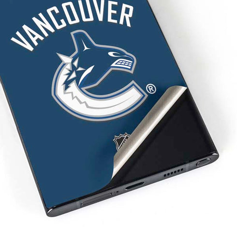 NHL Vancouver Canucks Solid Background Galaxy S25 Ultra Skin