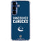 NHL Vancouver Canucks Solid Background Galaxy S25 FE Clear Case