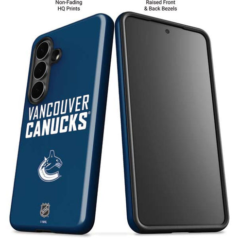 NHL Vancouver Canucks Solid Background Galaxy S26 Plus Impact Case