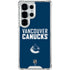 NHL Vancouver Canucks Solid Background Galaxy S26 Ultra Clear Case