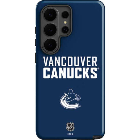 NHL Vancouver Canucks Solid Background Galaxy S26 Ultra Impact Case