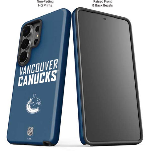 NHL Vancouver Canucks Solid Background Galaxy S26 Ultra Impact Case