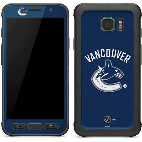 NHL Vancouver Canucks Solid Background Galaxy S7 Active Skin