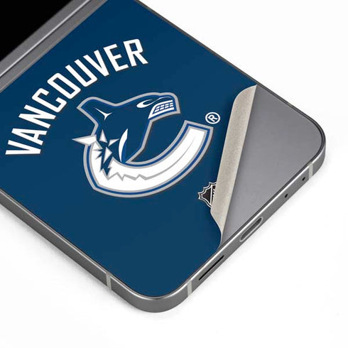 NHL Vancouver Canucks Solid Background Galaxy Z Flip6 Skin