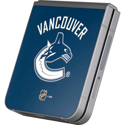 NHL Vancouver Canucks Solid Background Galaxy Z Flip6 Skin