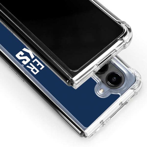 NHL Vancouver Canucks Solid Background Galaxy Z Fold5 5G Clear Case