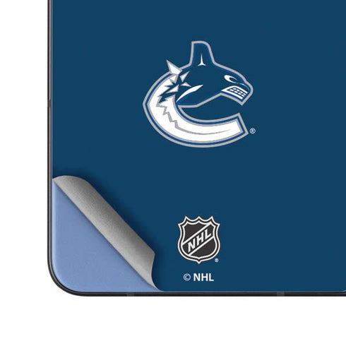 NHL Vancouver Canucks Solid Background Galaxy Z Fold5 5G Skin