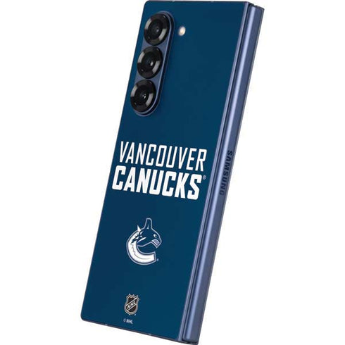 NHL Vancouver Canucks Solid Background Galaxy Z Fold6 Skin