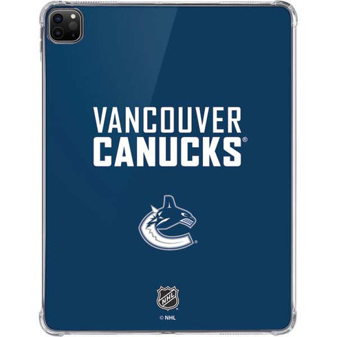 NHL Vancouver Canucks Solid Background iPad Pro 11in (2024) Clear Case